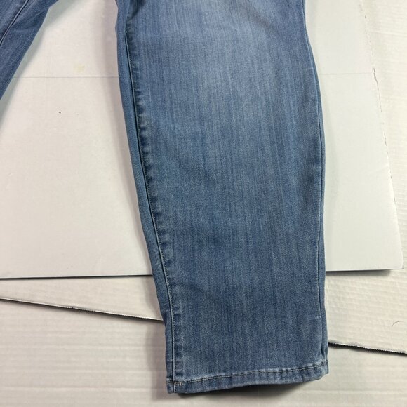 Judy Blue Jeans Women's Plus 42x29* Joggers Pull On High Rise Blue Denim Tag 24W - Picture 5 of 16